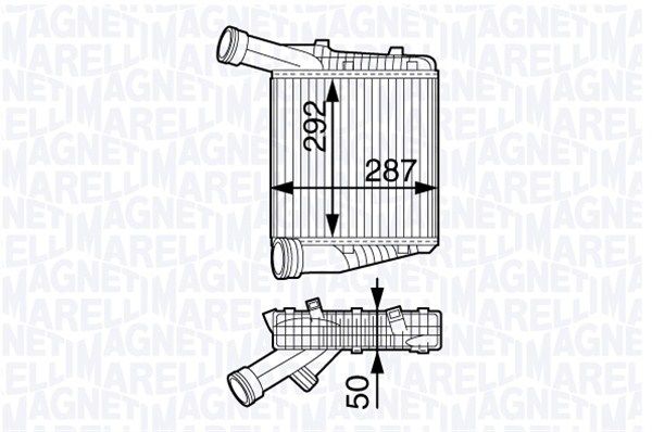 MAGNETI MARELLI Välijäähdytin 351319202230